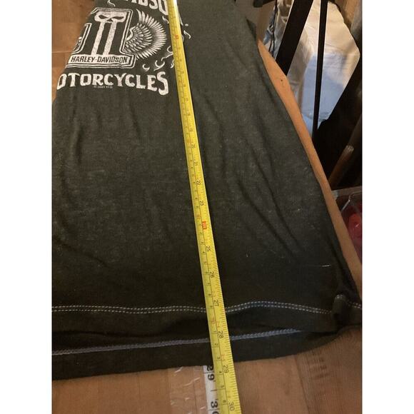 HARLEY DAVIDSON x PUNISHER Burnout Tee Shirt Mens Sz S Biker Motorcycle Moto - Picture 5 of 7